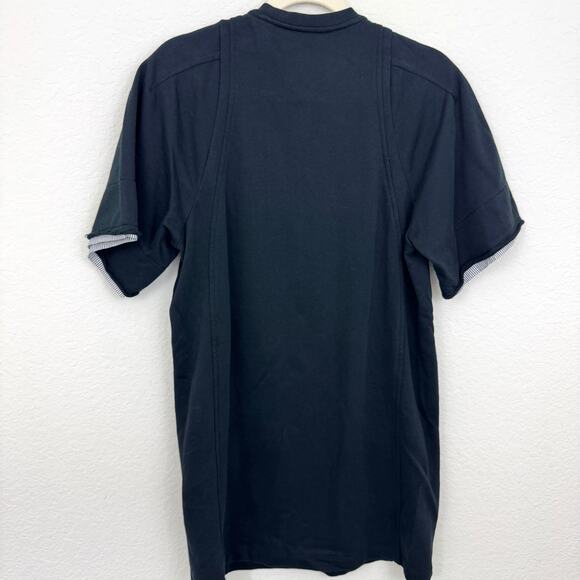 3.1 Phillip Lim Womens Casual Mini Dress Size S 100% Cotton Stripe Accent Black - Picture 3 of 7